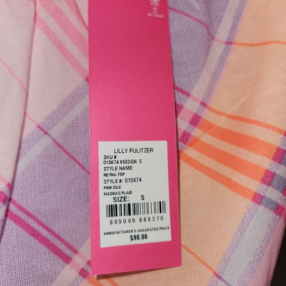 Lilly Pulitzer Reyna Top size small - Picture 3 of 4